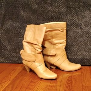 Leather Baker boots